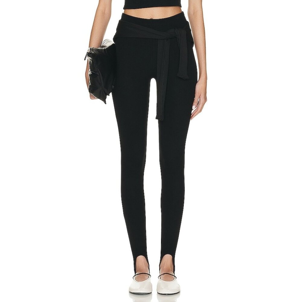 NEW NWT LESET Rio Stirrup Pant in Black legging new FWRD
